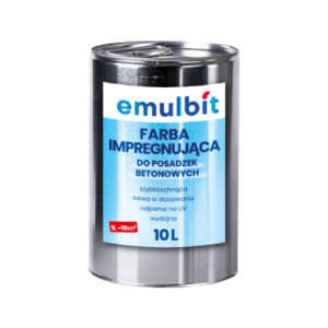 Farba impregnująca do betonu 10 litrów (Grafit)